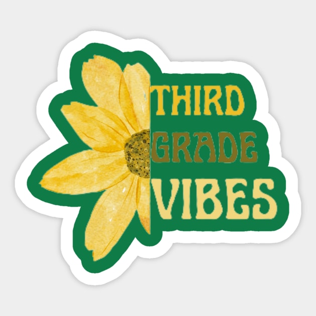 third grade vibes Sticker by retro_smile